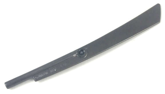 Lego (N) ~ Propeller 1 Blade 10L with Bar (Sword Blade) ~ [Pearl Dark Gray]