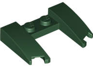 Lego (N) ~ Wedge 3 x 4 x 2/3 Curved with Cutout ~ [Dark Green]