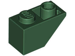 Lego (U) ~ Slope Inverted 45 2 x 1 ~ [Dark Green]