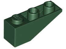 Lego (U) ~ Slope Inverted 33 3 x 1 ~ [Dark Green]