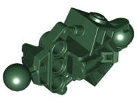 Lego (U) ~ Bionicle Vahki Leg Lower Section ~ [Dark Green]