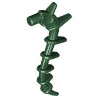 Lego (N) ~ Plant Vine Seaweed / Appendage Spiked / Bionicle Spine ~ [Dark Green]