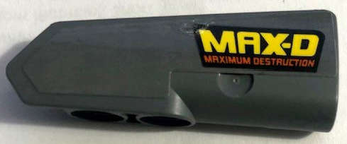 Lego (U) ~ Technic Panel Fairing #21 Very Small Smooth Side B with 'MAX-D' and ~ [Dark Bluish Gray]