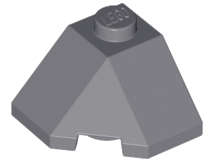Lego (N) ~ Wedge 2 x 2 (Slope 45 Corner) ~ [Dark Bluish Gray]