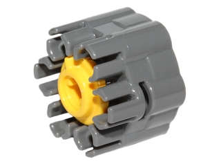 Lego (U) ~ Projectile Launcher Part Rapid Shooter Six Barrel - Angled Barrels  ~ [Dark Bluish Gray]