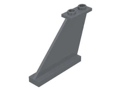 Lego (U) ~ Tail 4 x 1 x 3 ~ [Dark Bluish Gray]
