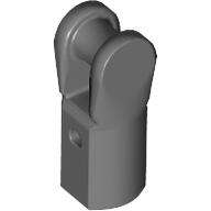 Lego (N) ~ Bar Holder with Handle ~ [Dark Bluish Gray]