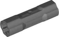 Lego (N) ~ Technic Axle Connector 3L ~ [Dark Bluish Gray]