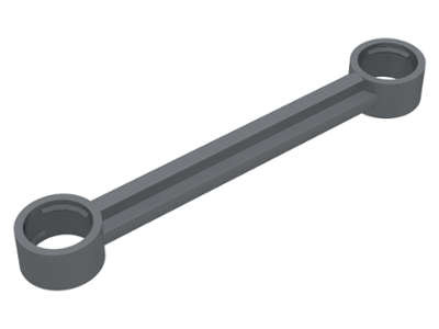 Lego (N) ~ Technic Link 1 x 6 without Stoppers ~ [Dark Bluish Gray]