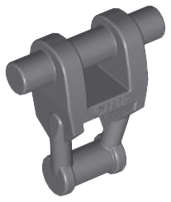 Lego (N) ~ Torso Mechanical Battle Droid ~ [Dark Bluish Gray]