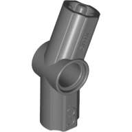 Lego (N) ~ Technic Axle and Pin Connector Angled #3 - 157.5 degrees ~ [Dark Bluish Gray]