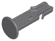 Lego (N) ~ Projectile Launcher Part Net Shooter Firing Pin ~ [Dark Bluish Gray]
