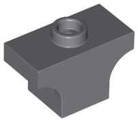 Lego (N) ~ Arch 1 x 2 Jumper ~ [Dark Bluish Gray]