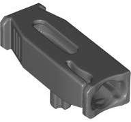 Lego (N) ~ Projectile Launcher 4 x 2 x 1 with Bottom Axle (For 1 x 1 Round Tile ~ [Dark Bluish Gray]