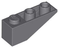 Lego (U) ~ Slope Inverted 33 3 x 1 ~ [Dark Bluish Gray]