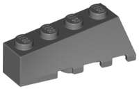 Lego (U) ~ Wedge 4 x 2 Sloped Left ~ [Dark Bluish Gray]