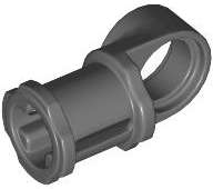 Lego (N) ~ Technic Axle and Pin Connector Toggle Joint Smooth ~ [Dark Bluish Gray]