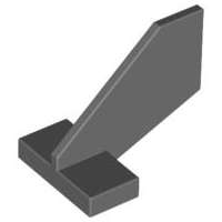 Lego (U) ~ Tail Shuttle Small ~ [Dark Bluish Gray]