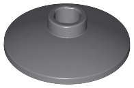 Lego (N) ~ Dish 2 x 2 Inverted (Radar) ~ [Dark Bluish Gray]