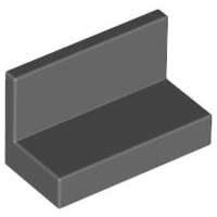 Lego (U) ~ Panel 1 x 2 x 1 ~ [Dark Bluish Gray]