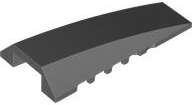 Lego (N) ~ Wedge 8 x 4 Triple Curved No Studs ~ [Dark Bluish Gray]