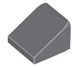Lego (N) ~ Slope 30 1 x 1 x 2/3 ~ [Dark Bluish Gray]