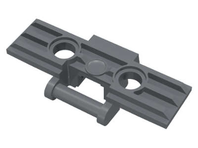 Lego (U) ~ Technic Link Tread Wide with 2 Pin Holes ~ [Dark Bluish Gray]