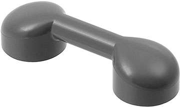 Lego (N) ~ Bar 1 x 3 with 2 Stud Receptacles (Radio Handle / Telephone Handset) ~ [Dark Bluish Gray]