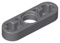 Lego (N) ~ Technic Liftarm Thin 1 x 3 - Axle Holes ~ [Dark Bluish Gray]