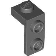 Lego (N) ~ Bracket 1 x 1 - 1 x 2 ~ [Dark Bluish Gray]