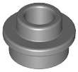 Lego (N) ~ Plate Round 1 x 1 with Open Stud ~ [Dark Bluish Gray]