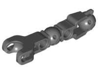 Lego (N) ~ Hero Factory Arm / Leg with Ball Joint and Ball Socket and 2 Pin Hol ~ [Dark Bluish Gray]