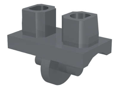 Lego (U) ~ Hips ~ [Dark Bluish Gray]