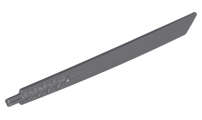 Lego (U) ~ Propeller 1 Blade 16L with Axle (Sword Blade) ~ [Dark Bluish Gray]