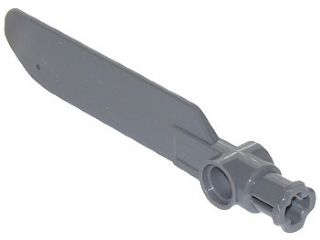 Lego (N) ~ Technic Rotor Blade Small with Axle and Pin Connector End ~ [Dark Bluish Gray]