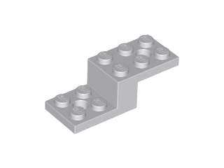 Lego (N) ~ Bracket 5 x 2 x 1 1/3 with 2 Holes and Bottom Tube ~ [Light Bluish Gray]