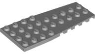 Lego (N) ~ Wedge Plate 4 x 9 with Stud Notches ~ [Light Bluish Gray]