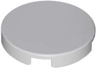 Lego (N) ~ Tile Round 2 x 2 with Bottom Stud Holder ~ [Light Bluish Gray]