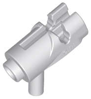 Lego (N) ~ Minifigure Weapon Gun Mini Blaster / Shooter ~ [Light Bluish Gray]