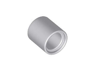 Lego (N) ~ Technic Liftarm Thick 1 x 1 (Spacer) ~ [Light Bluish Gray]