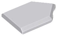 Lego (N) ~ Tile Modified 2 x 3 Pentagonal ~ [Light Bluish Gray]