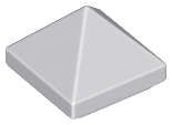 Lego (N) ~ Slope 45 1 x 1 x 2/3 Quadruple Convex Pyramid ~ [Light Bluish Gray]