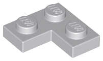 Lego (N) ~ Plate 2 x 2 Corner ~ [Light Bluish Gray]