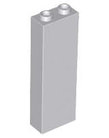 Lego (N) ~ Brick 1 x 2 x 5 ~ [Light Bluish Gray]