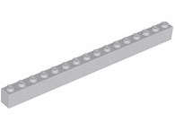 Lego (N) ~ Brick 1 x 16 ~ [Light Bluish Gray]