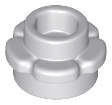 Lego (N) ~ Plate Round 1 x 1 with Flower Edge (5 Petals) ~ [Light Bluish Gray]