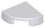 Lego (N) ~ Tile Round 1 x 1 Quarter ~ [Light Bluish Gray]