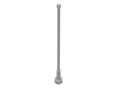 Lego (N) ~ Antenna Whip 8H ~ [Light Bluish Gray]