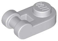 Lego (N) ~ Plate Round 1 x 1 with Bar Handle ~ [Light Bluish Gray]