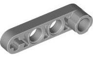 Lego (N) ~ Technic Liftarm Modified Stud Connector Thin 1 x 4 ~ [Light Bluish Gray]